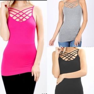 Bralette Criss Cross Front Camis